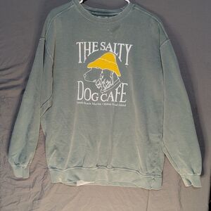 Comfort Colors Vintage Green Crew Neck Sweater